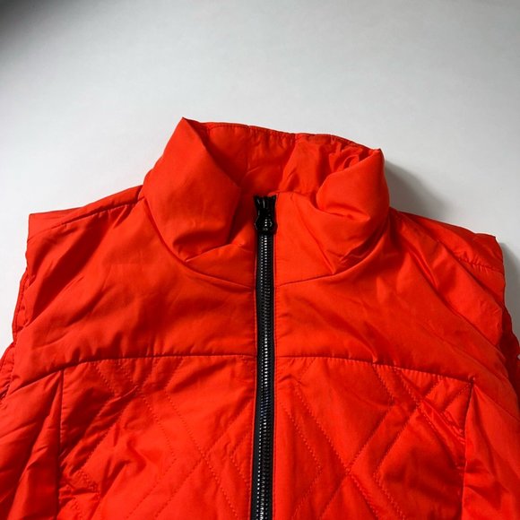 Helly Hansen Womens Gilet Sailing Quilted Vest Orange Zip Up Pockets Lined M New - Picture 5 of 10